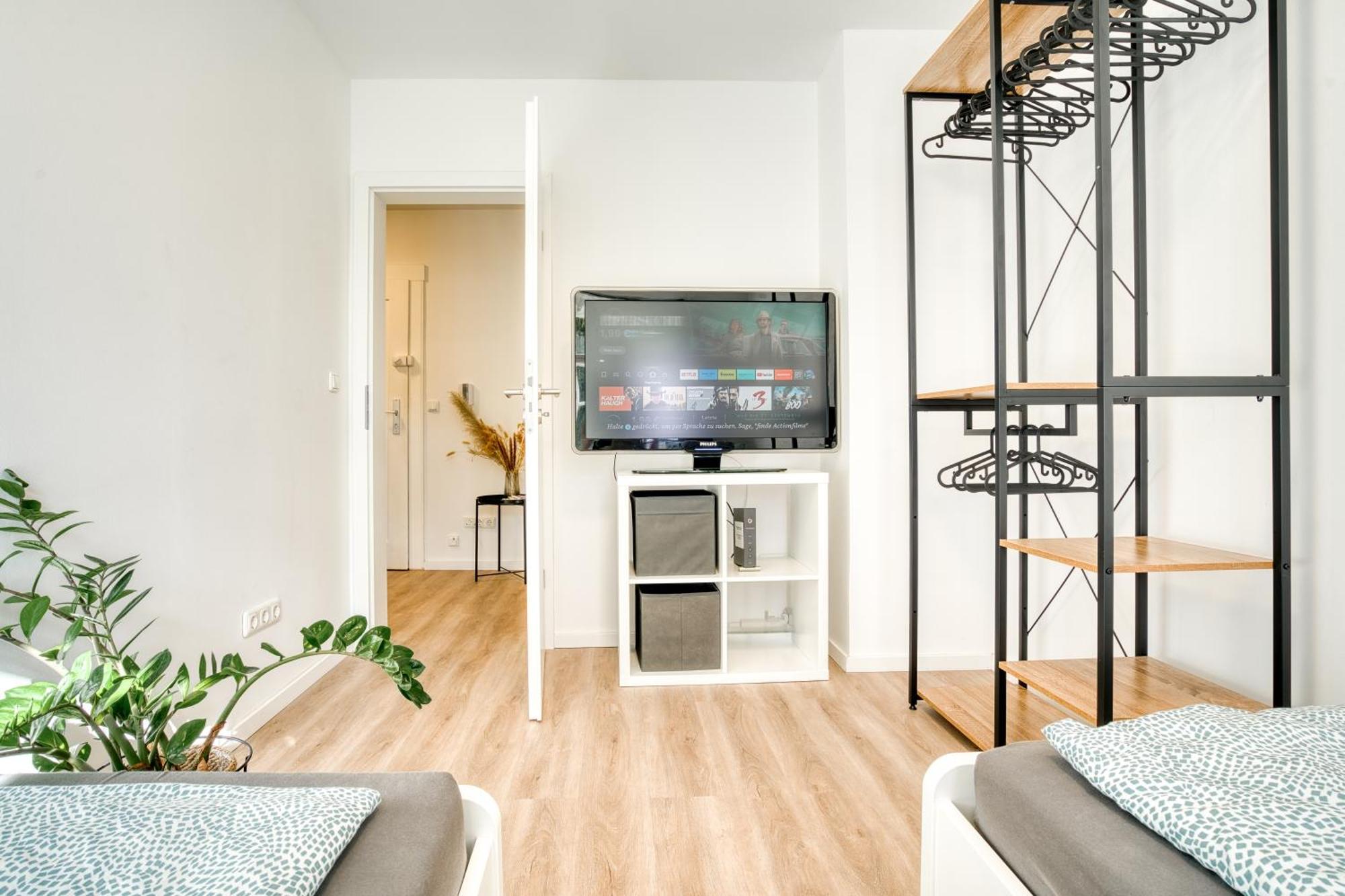 Ferienwohnung Homy I Moderner Retrocharme Wlan & Netflix Leipzig Exterior foto